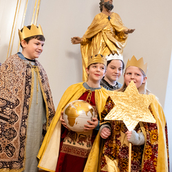 Sternsinger bei eEBS Grünwidl / Erzdiözese Wien/ Schönlaub, Stephan Schönlaub